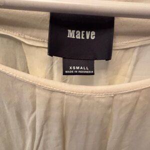 Maeve Soft Cream Top - XS
